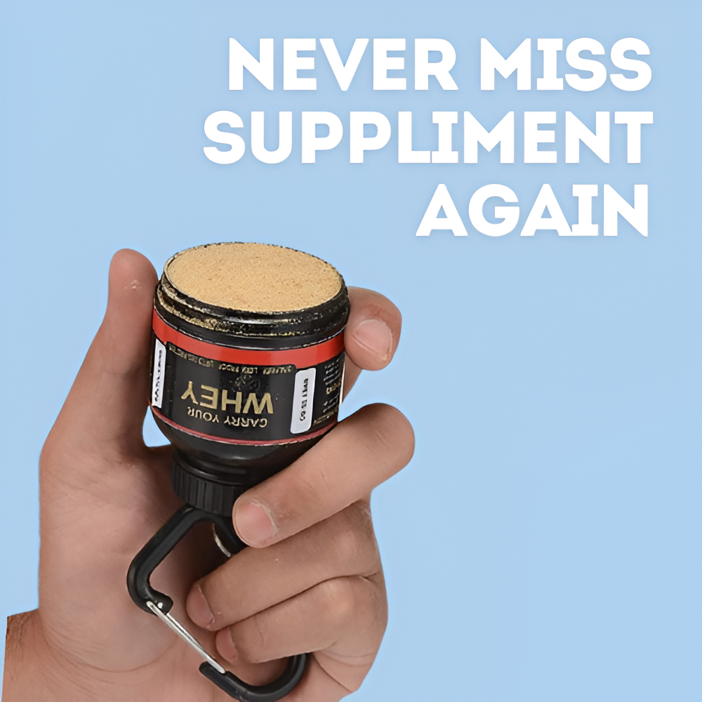Supplement Key-Chain With Container