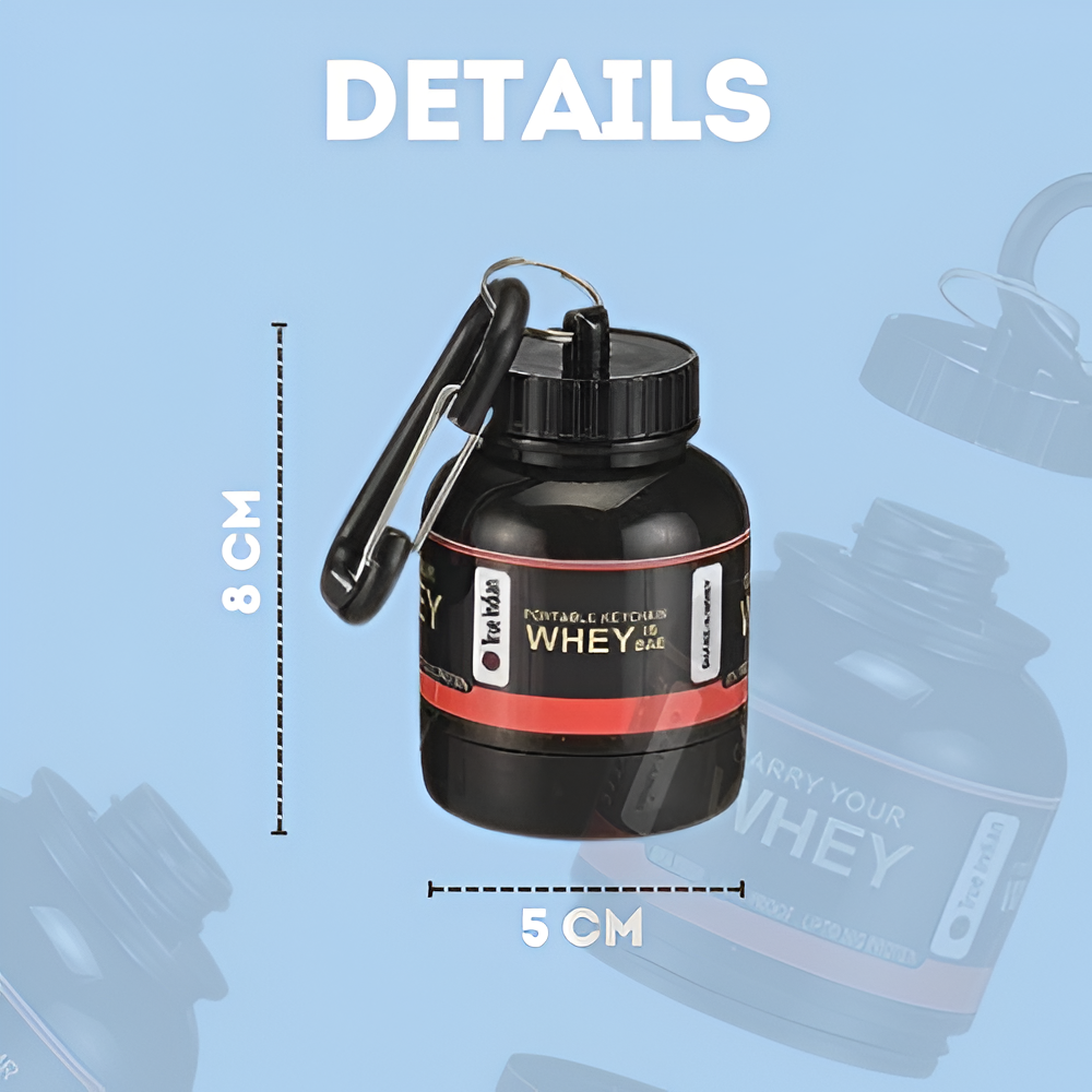 Supplement Key-Chain With Container