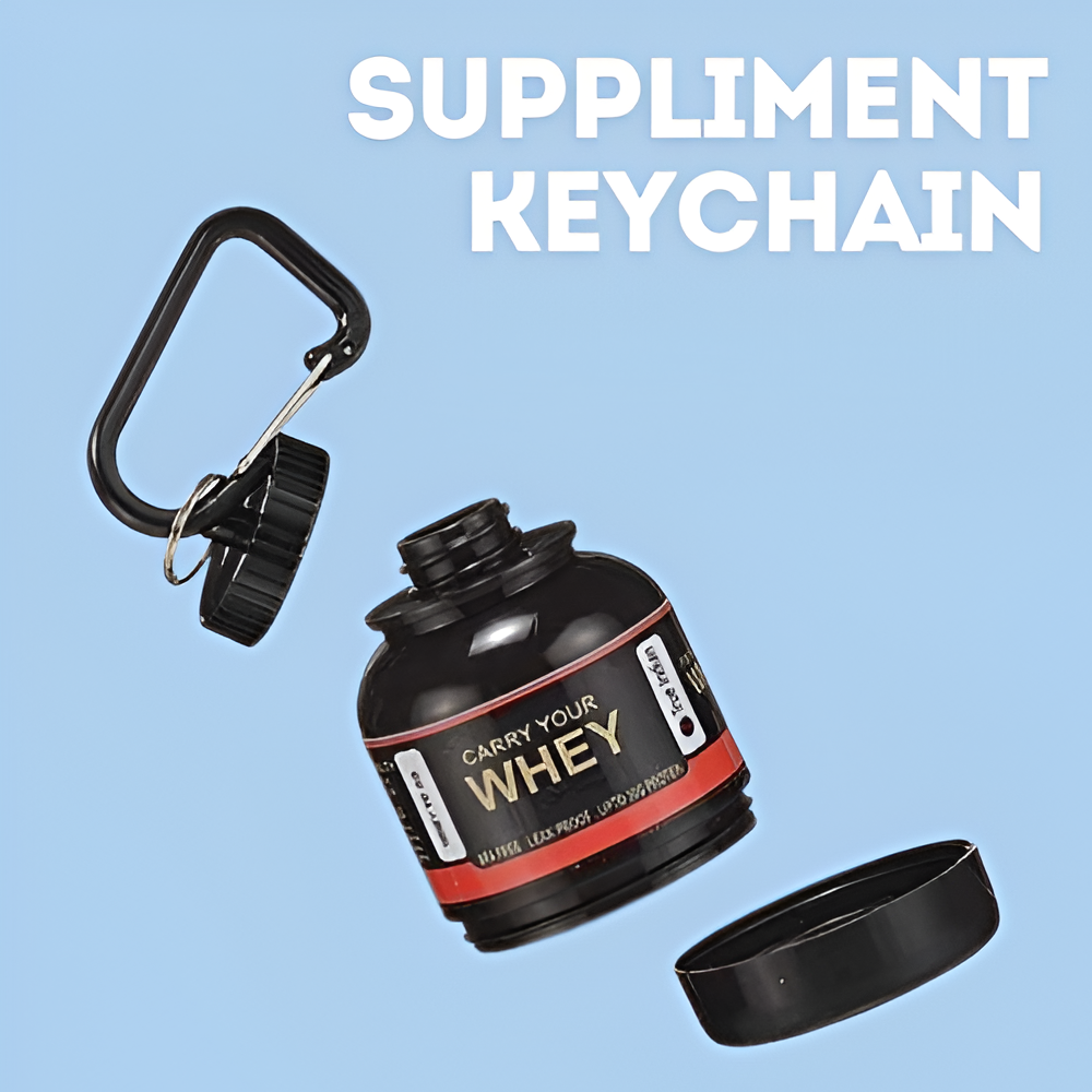 Supplement Key-Chain With Container